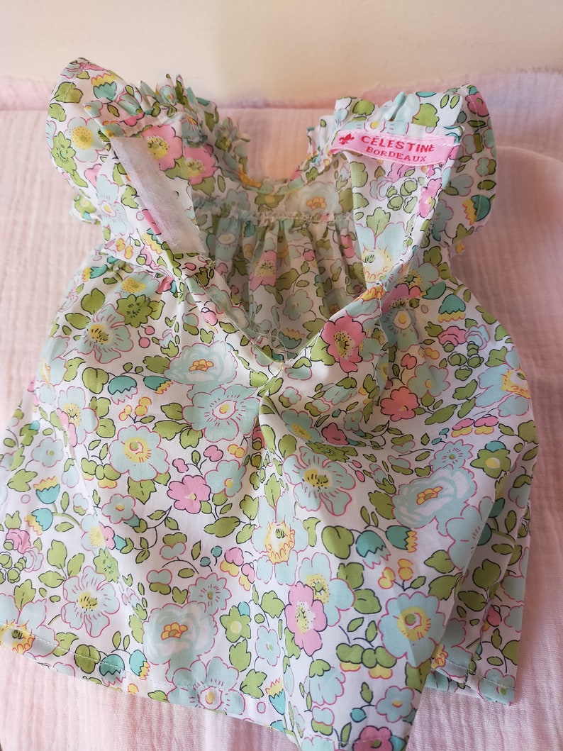 Liberty Betsy honeysuckle 36 cm doll dress