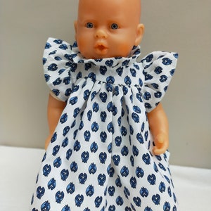 Légèrement enchantée robe Provençale pour poupée de 30 à 34 cm