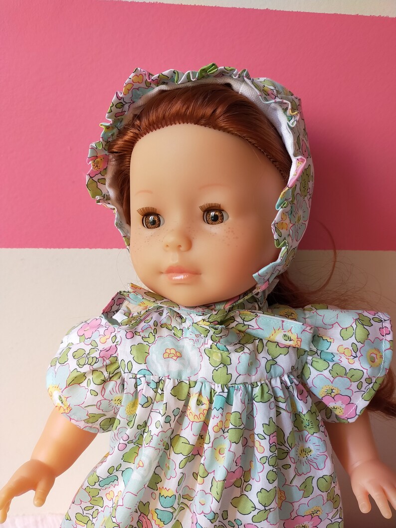 Liberty Betsy honeysuckle 36 cm doll dress