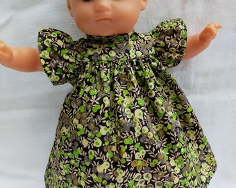 Liberty Wiltshire vert, robe pour poupée de 36 cm