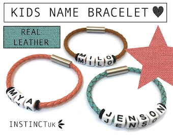 personalised children's name bracelets