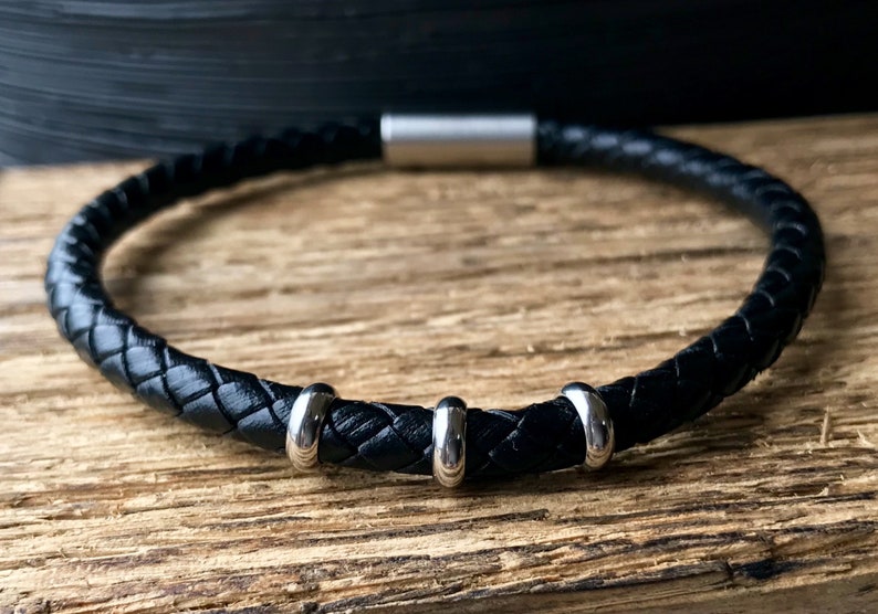 BIRTHDAY GIFT for Him Leather Bracelet for men Etsy