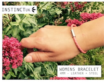 WOMEN'S LEATHER BRACELET - Womens Gift - Colourful Genuine Leather - Gift for her - Matching Kids & Mens, options for the whole family!