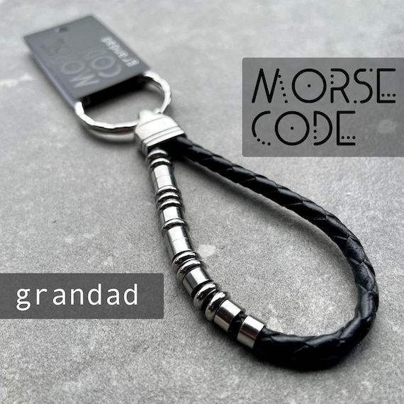 Leather Code Metal Keyring Song Code Keychain with Soundwave, Personalized Music  main image 4