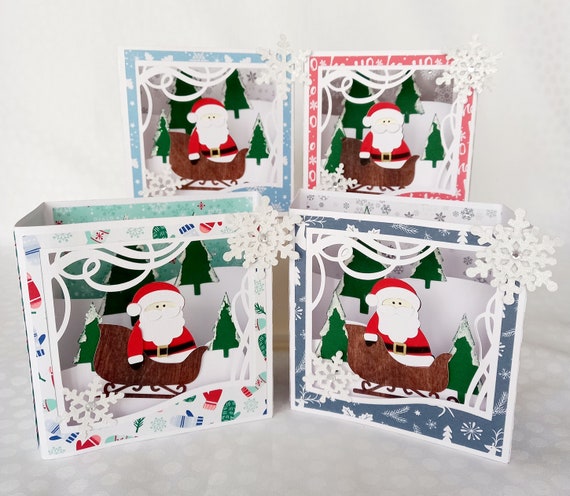 Carte De Vœux Noël Faite Main – Ange – Multicolore – Avec Enveloppe