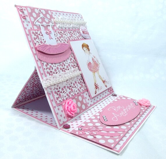 Carte Anniversaire Pour Fille Theme Danseuse Classique Fait Etsy France Carte Anniversaire Pour Fille Theme Danseuse Classique Fait Etsy France