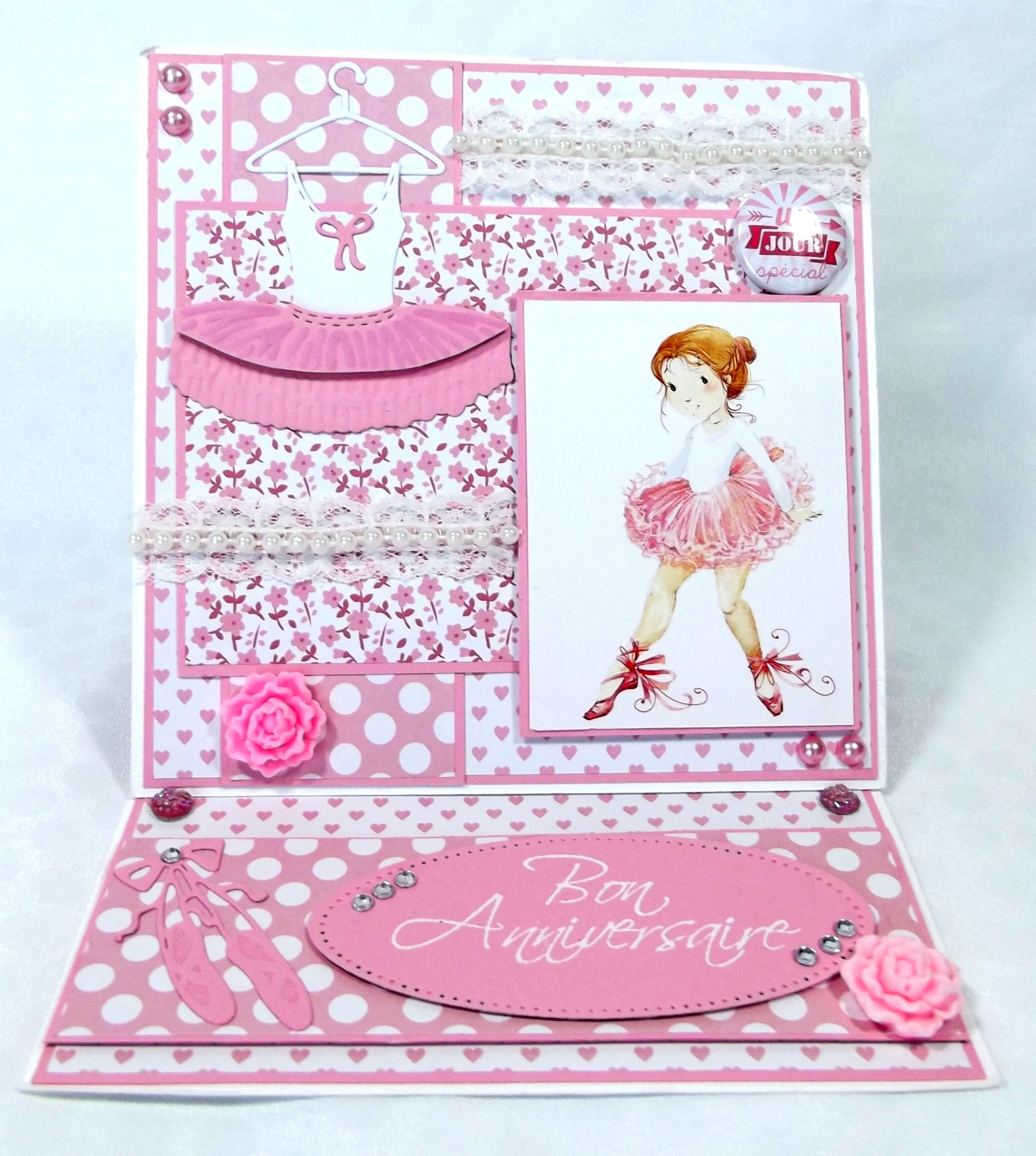 Carte Anniversaire Pour Fille Theme Danseuse Classique Fait Etsy