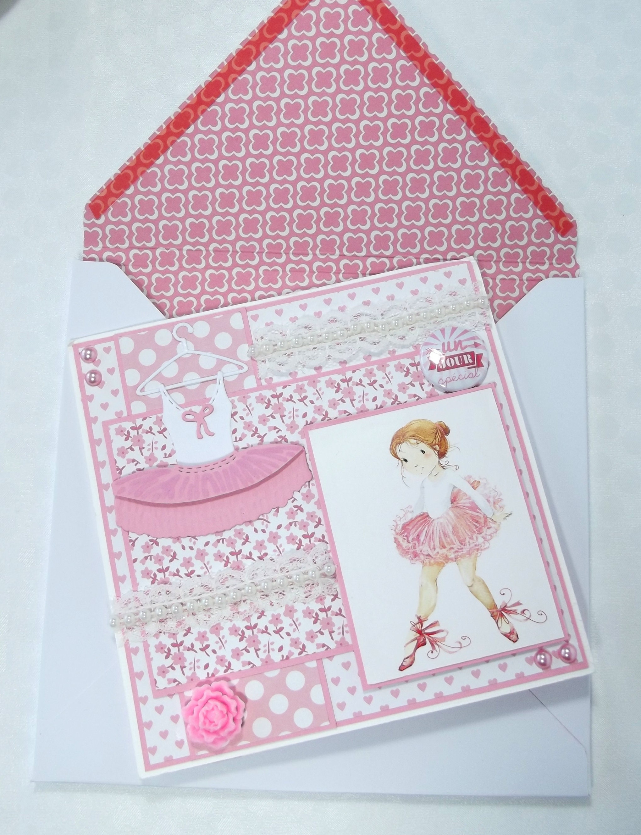 Carte Anniversaire Pour Fille Theme Danseuse Classique Fait Etsy France Carte Anniversaire Pour Fille Theme Danseuse Classique Fait Etsy France