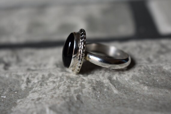 Anello in onice nero clearance