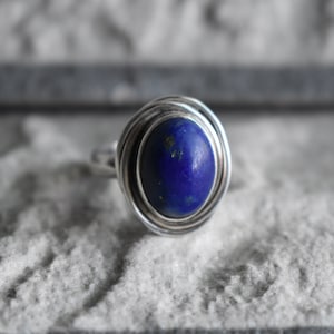 natural blue lapis ring,natural lapis lazuli ring,lapis ring,blue lapis ring,925 silver ring,natural blue lapis ring,natural lapis ring