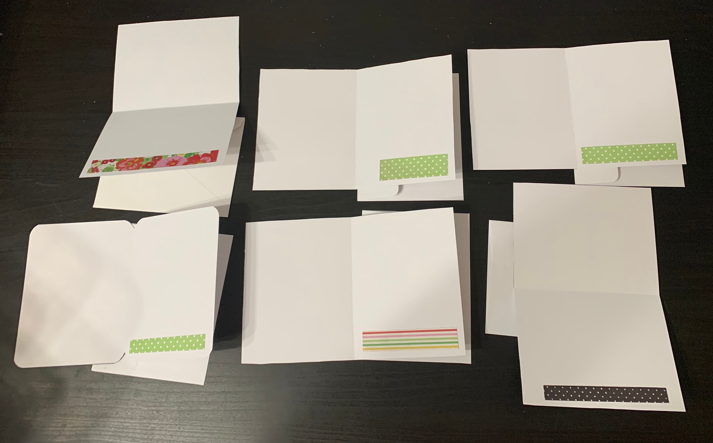 Handmade Blank Notecards Set of 6 Authentique Cheerful Collection ...