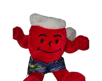 Seltene Vintage 1987 Kool Aid Man The Super Dude Plüsch Hawaii Shorts 80er Jahre