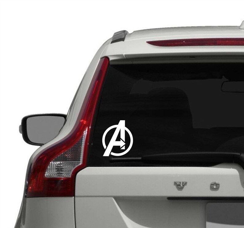 Avengers decal Avengers logo symbol vector silhouette image 3