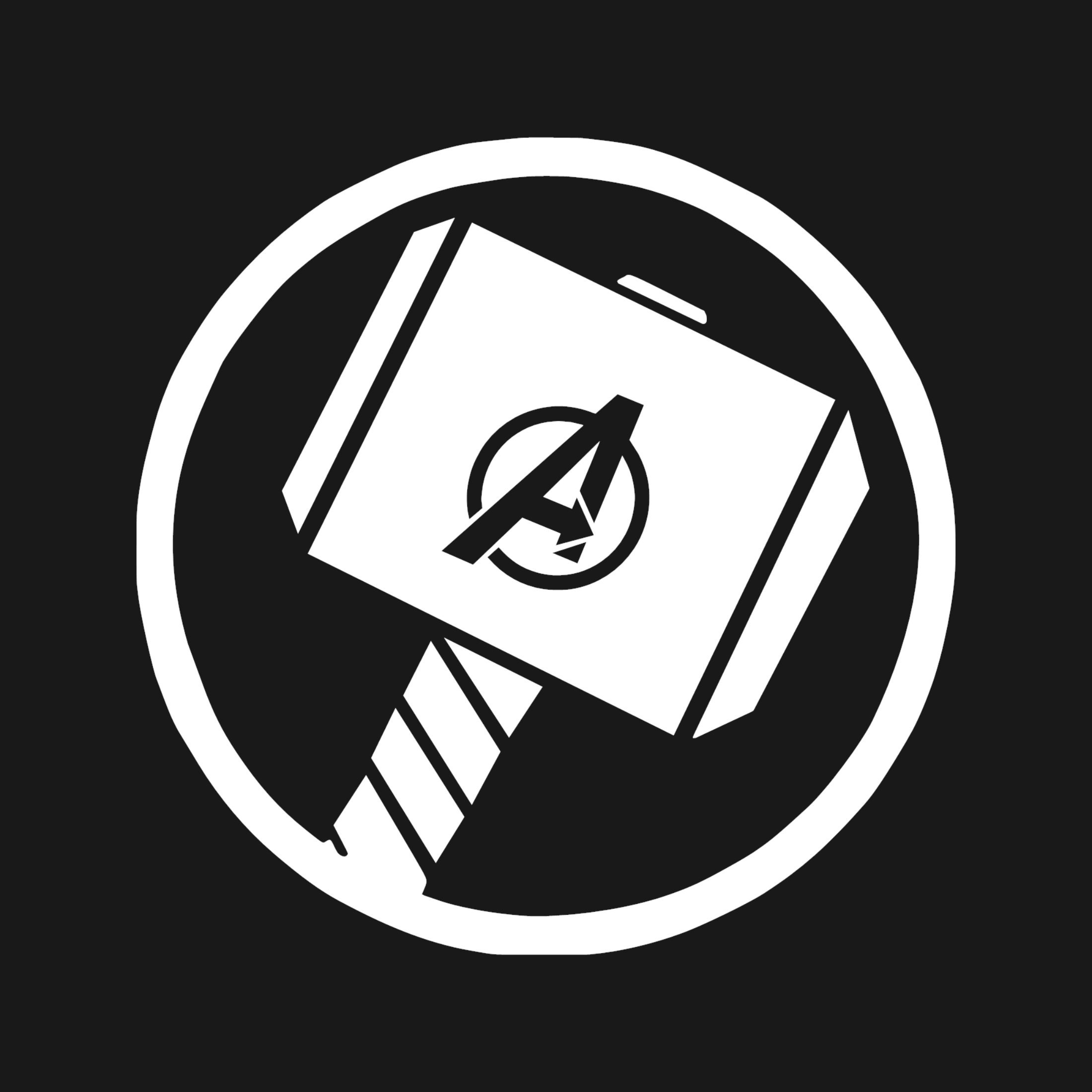 Thor Hammer Decal.