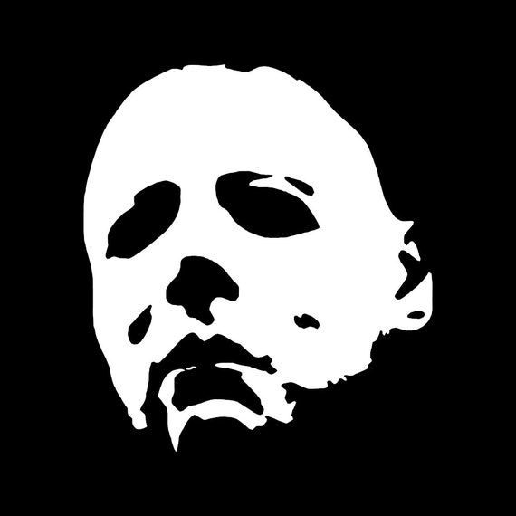 Michael Myers Halloween Horror Creepy Vinyl Decal Halloween Etsy