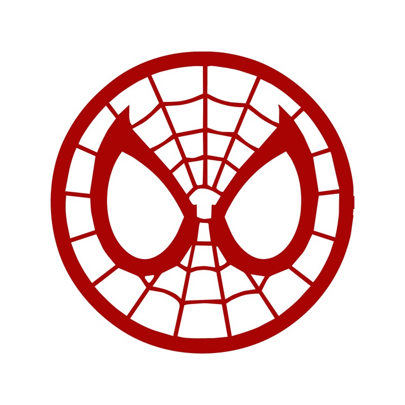 spiderman decal spiderman logo spiderman sticker spider man etsy