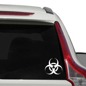 Biohazard Symbol Vinyl Decal Hazardous Material Zombie | Etsy