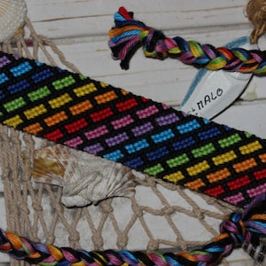 Brazilian bracelet &quot;oblique rainbow&quot;