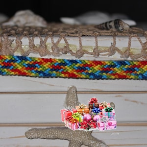 Brazilian Bracelet "Rainbow Waves"