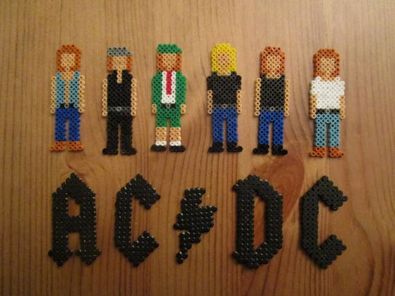 Pixel Art/Perler Musique Groupe AC/DC | Etsy