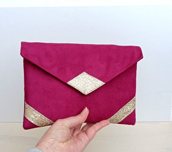 Pochette fushia mariage discount