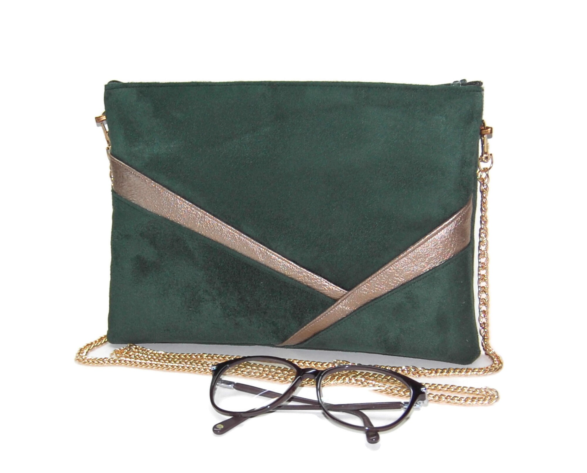 Pochette vert sapin hotsell