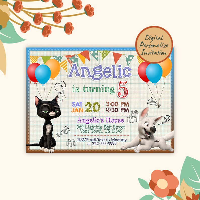 Bolt Birthday Invitation Bolt Party Decorations Bolt Etsy