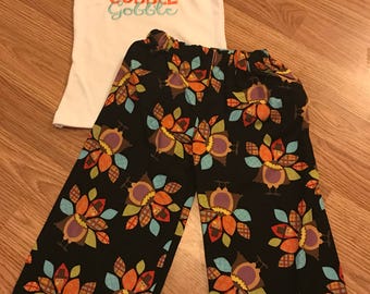 Thanksgiving Little Miss Gobble Gobble Outfit