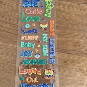 stickers autocollants thème bébé garçon
