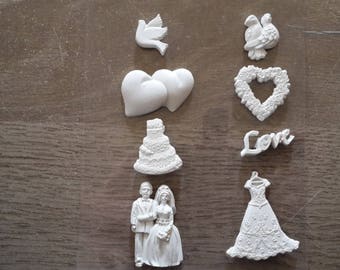 Plaster figurine wedding