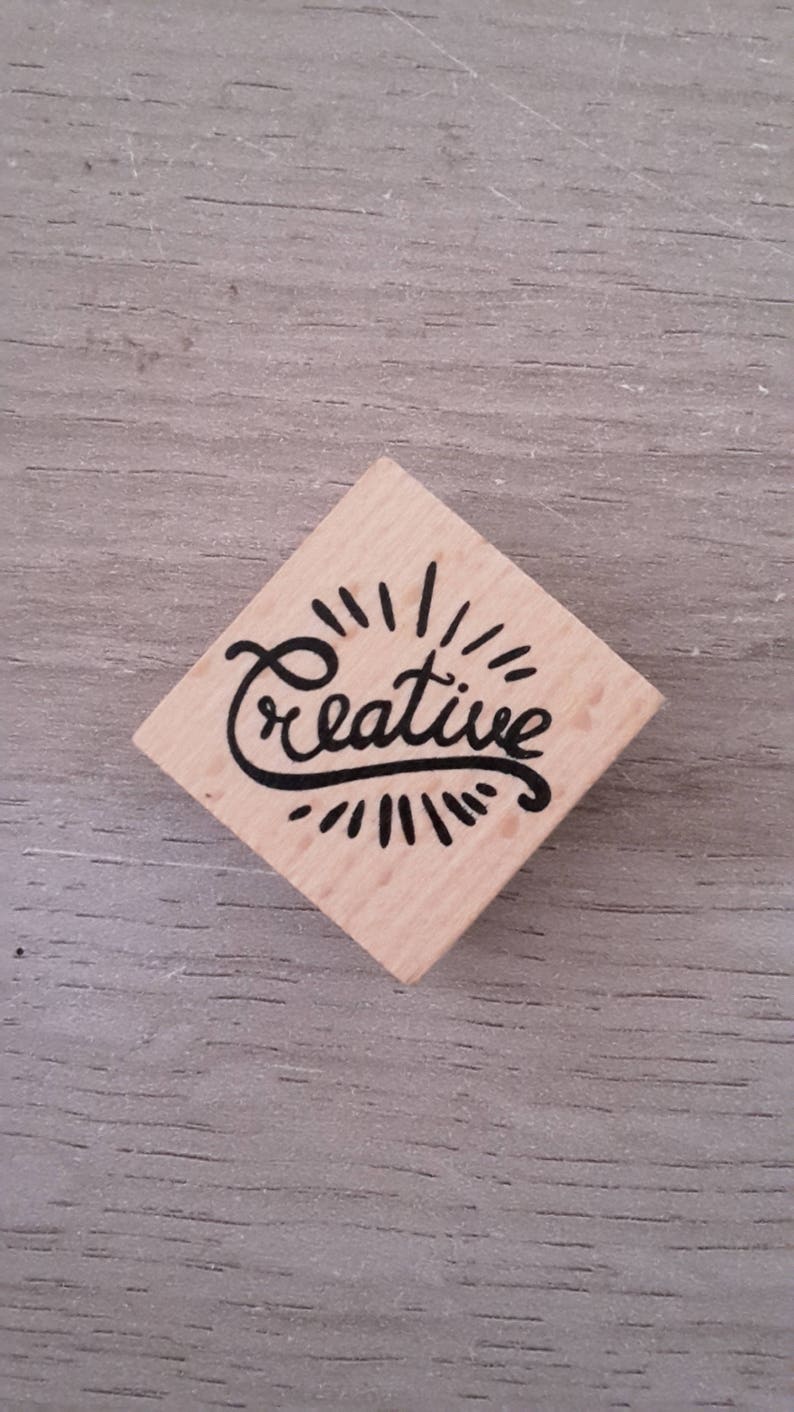 Creative wooden stamp