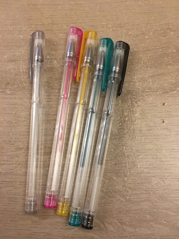glitter gel ink pens
