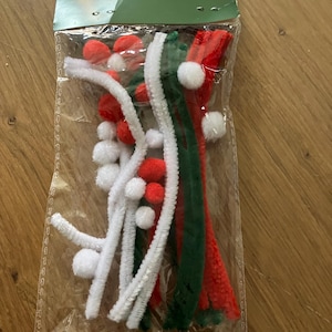 fils chenille et petites boules