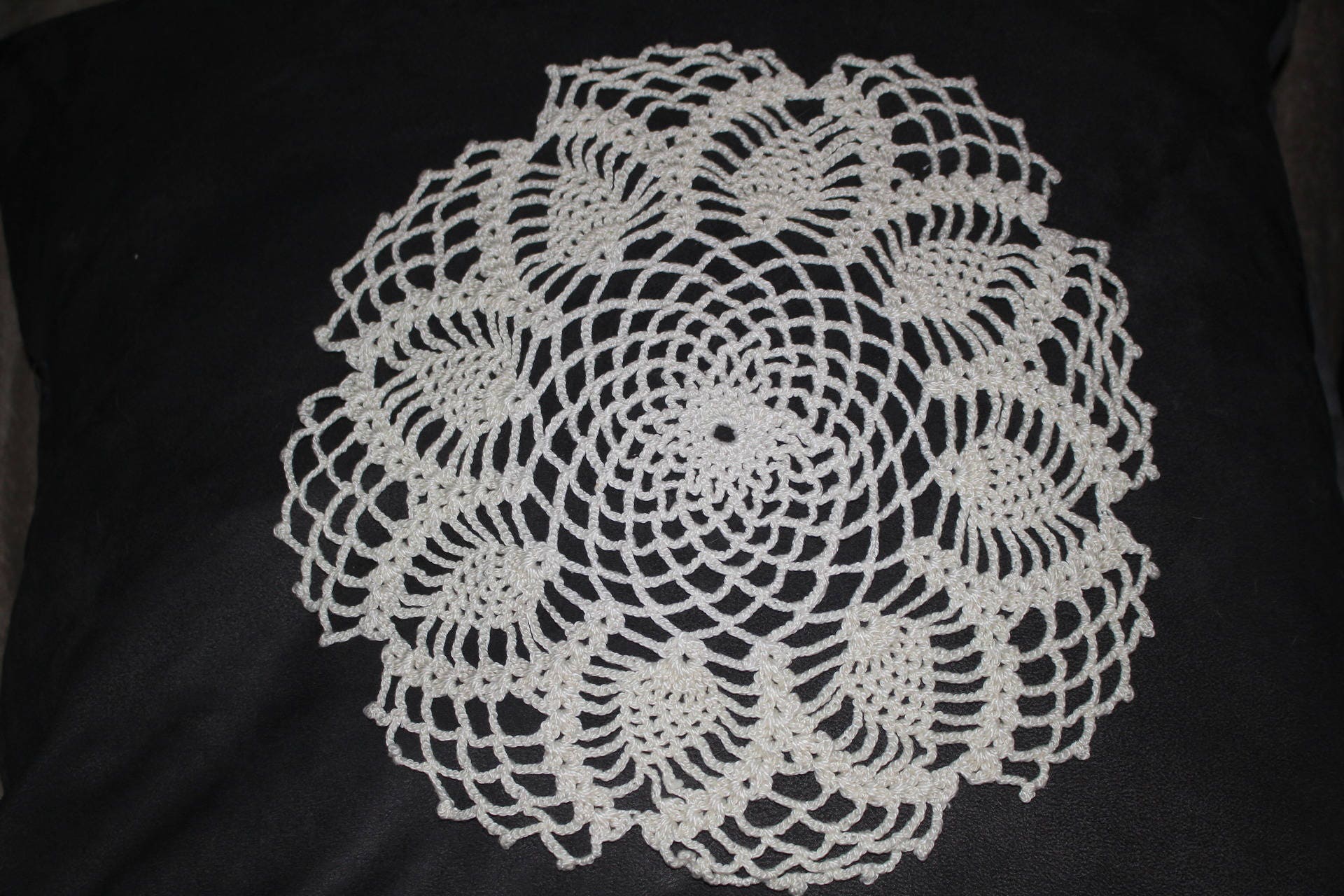 Napperon Blanc Ananas