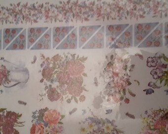 Stickers glitter flower stickers