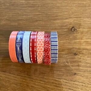 set of 7 masking tape