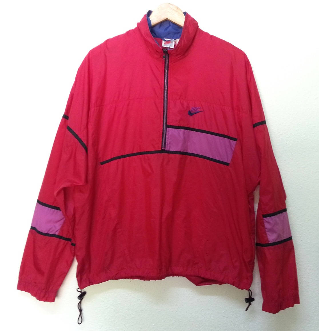 half zip nike windbreaker