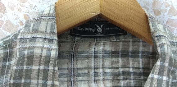 PLAYBOY Bunny Short Sleeve Button Down 