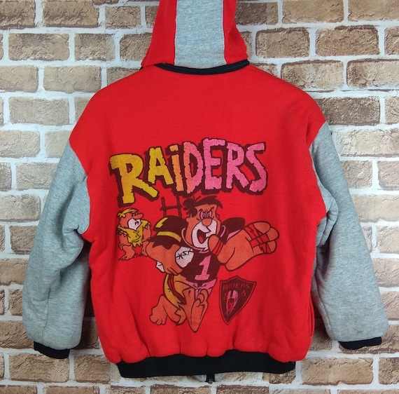 raiders reversible hoodie