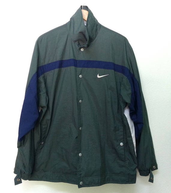 Vintage 90s Nike Button Windbreaker 