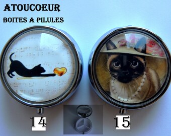 Pilulier Chat Etsy Pilulier Chat Etsy
