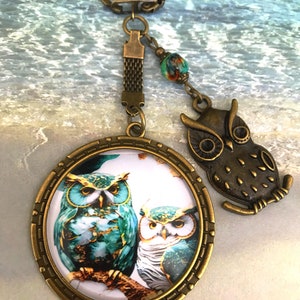 Cabochon key ring, The merry-go-round of key rings, Romantic vintage Baroque. image 9