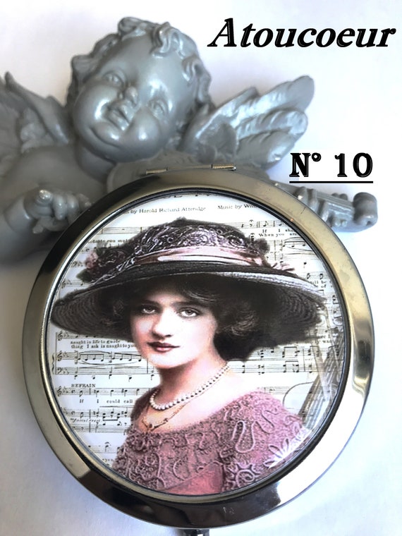 Miroir De Poche Peroni - Miroir à Lèvres Publicitaire - Bière Italienne (réutilisé)