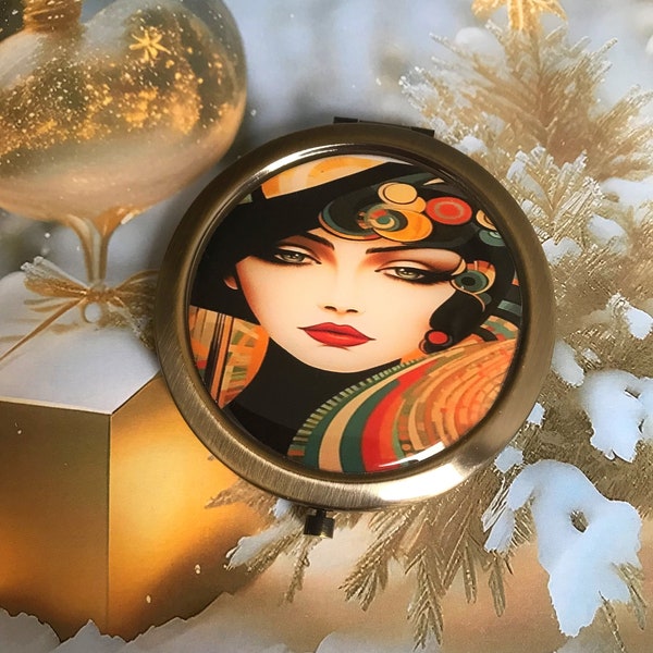 Miroir De Sac,  Le chic de Paris , Vintage .Choisir son modèle.