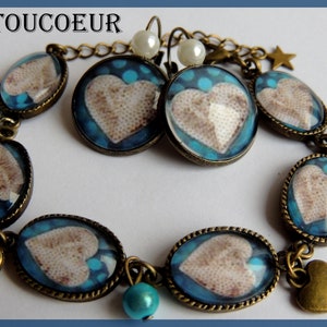 Bracelet ovale Ajustable , Joli Coquelicot , Romantique classique. image 9