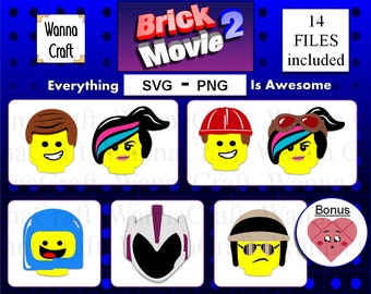 Download Lego head svg | Etsy