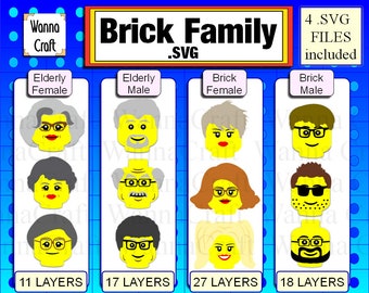 Download Lego head svg | Etsy