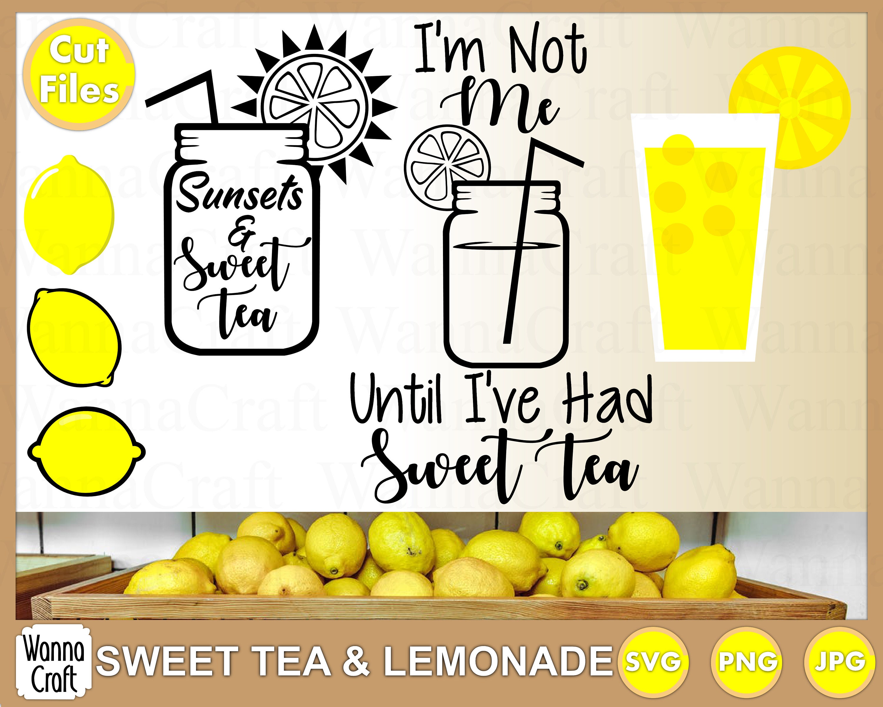 Sweet Tea and Lemonade SVG Bundle. Sweet Tea Lemonade and Etsy