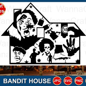 Allein zu Hause nasse Banditen Schneidedatei für Cricut, Silhouette und mehr. Zuhause allein SVG. Nasse Banditen PNG