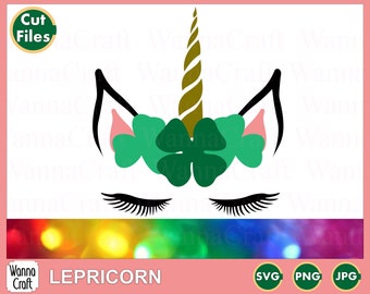 Lepricorn OR Leprecorn ? Any way you spell it, it's still magical. Cut File Cricut or Silhouette